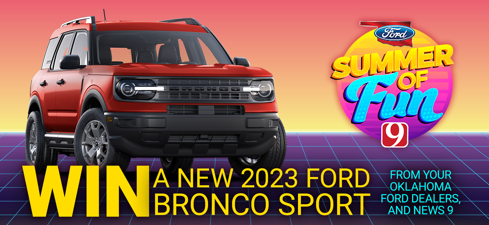 Win a Ford Bronco from News 9