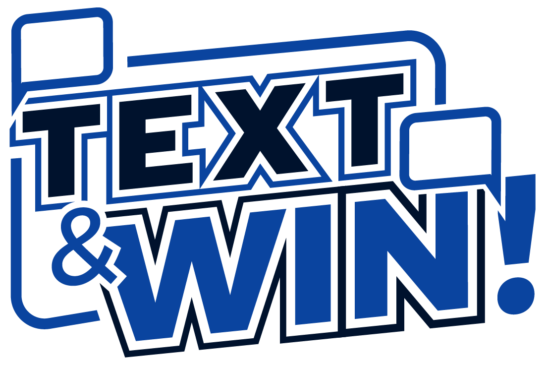 text and win logo