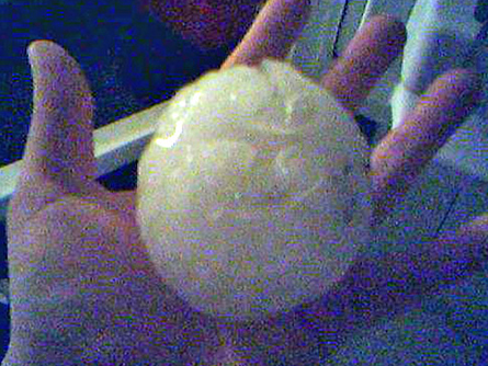 Grapefruit sized hail